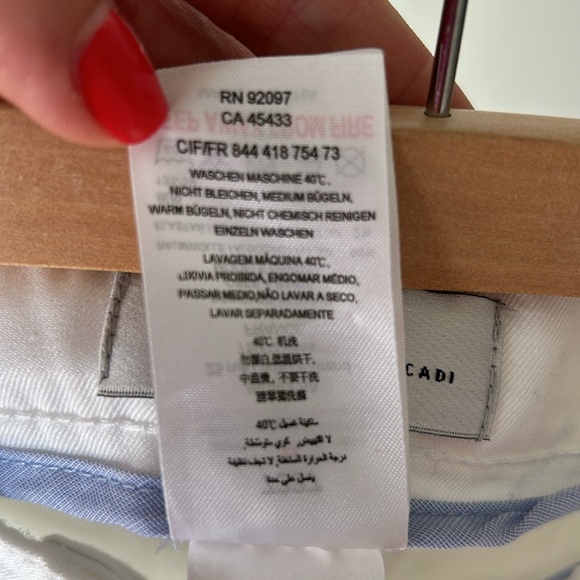 Mademoiselle JACADI white summer crop pants - Picture 9 of 13